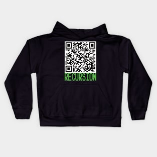 Recursion QR Code Kids Hoodie